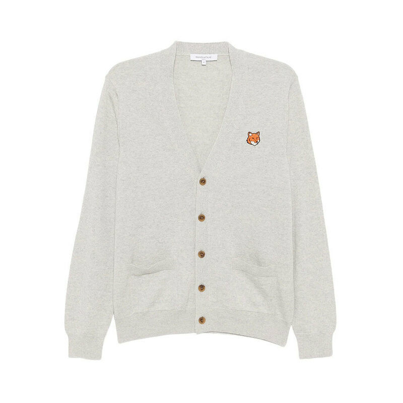 [국내배송] 메종키츠네 폭스헤드 가디건 남성 PM00501KT1181-H120 - Maison Kitsune