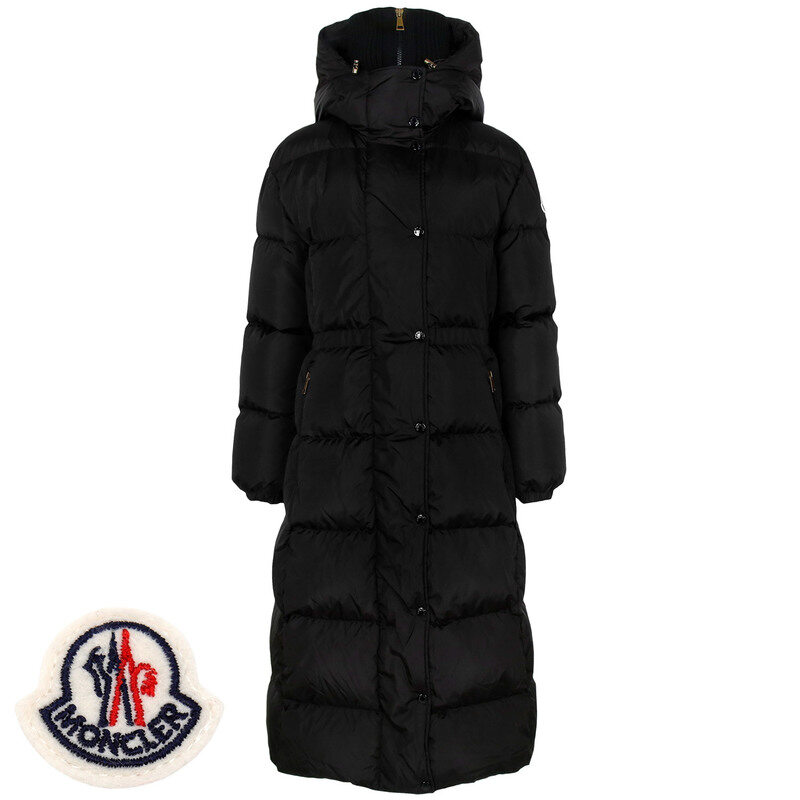 몽클레어 샤메르 블랙 여성 롱패딩 1C00022 539ZD 999 - Moncler