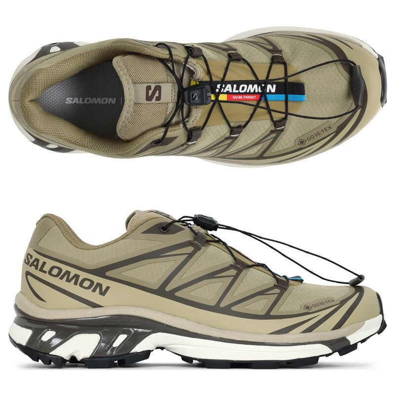 살로몬 XT-6 GTX 켈프 렌 사파리 공용 스니커즈 L47975000 - Salomon