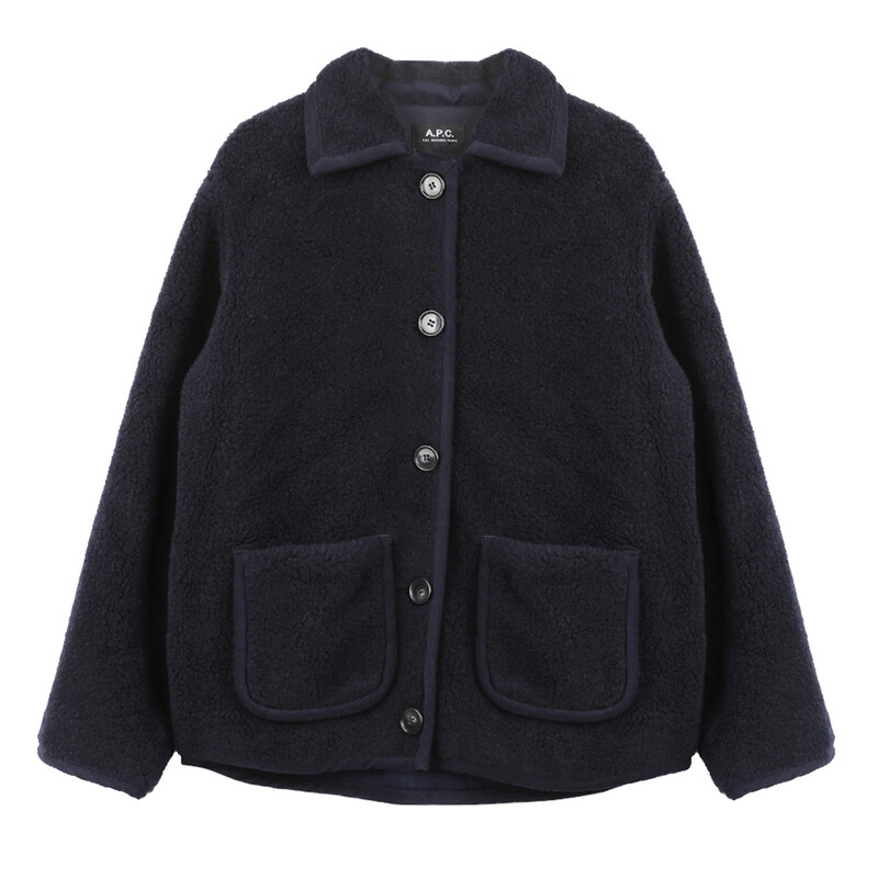 아페쎄 에스텔 더블 포켓 버튼 울 자켓 WOARG-F32035-IAK - A.P.C.