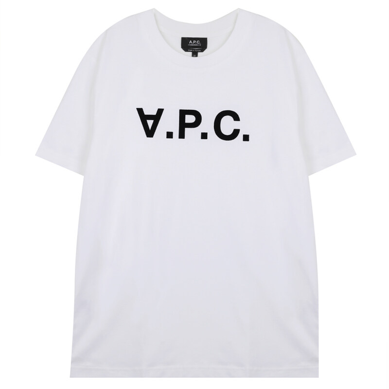 아페쎄 로고 스탠다드핏 티셔츠 COHBM-M26384-TAE - A.P.C.