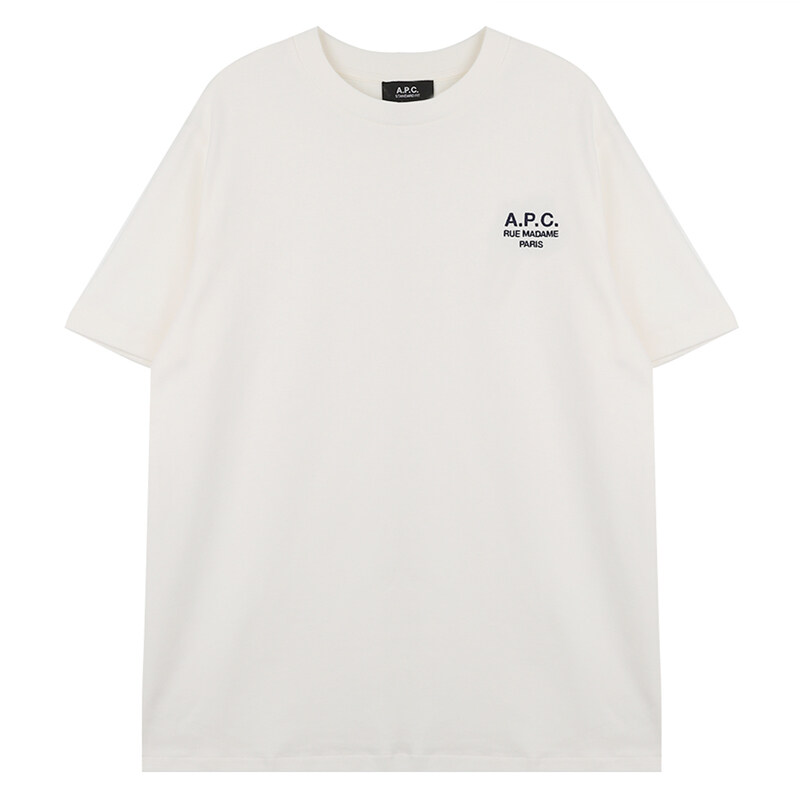 아페쎄 로고 프린팅 코튼 반팔 티셔츠 COHBU-M26388-TAE - A.P.C.