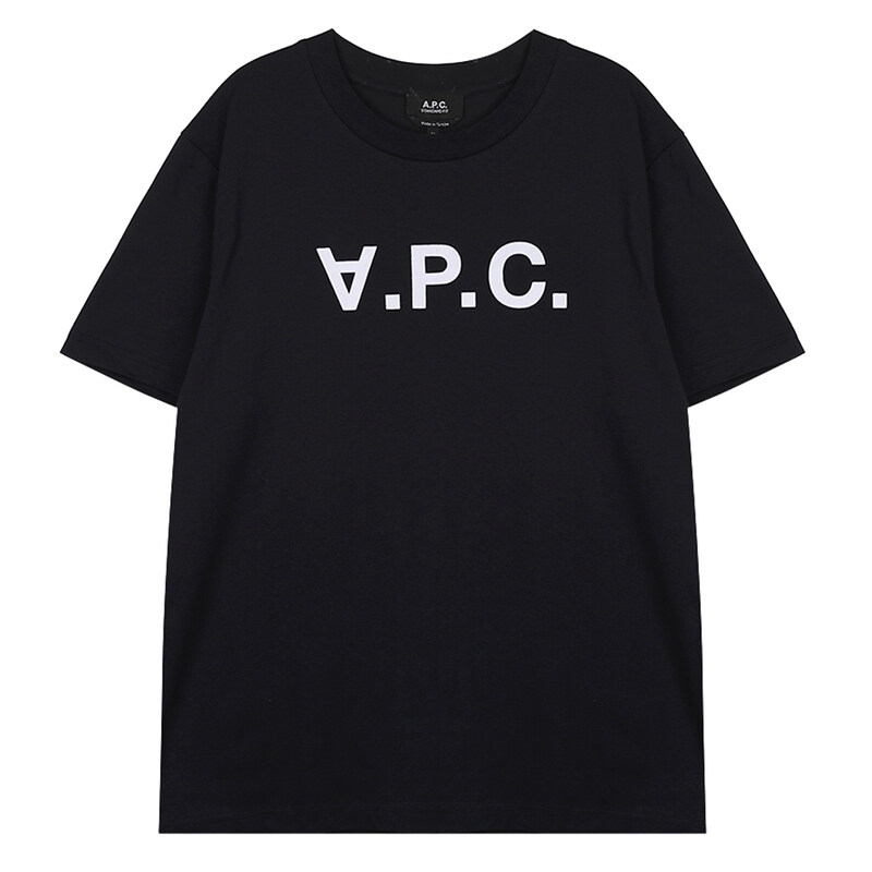 아페쎄 스탠다드 로고 반팔 티셔츠 COHBM-M26384-TIQ - A.P.C.