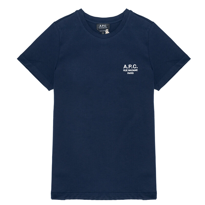 아페쎄 데니스 로고 프린트 티셔츠 COEZC-F26842-IAK - A.P.C.