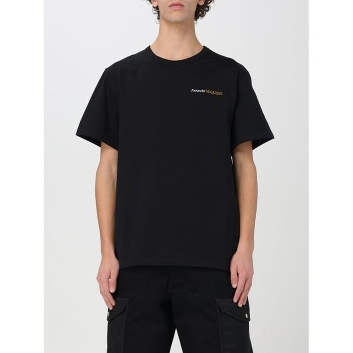알렉산더맥퀸 리플렉티브 로고 티셔츠 776281 QXAAB 0552 - Alexander McQueen