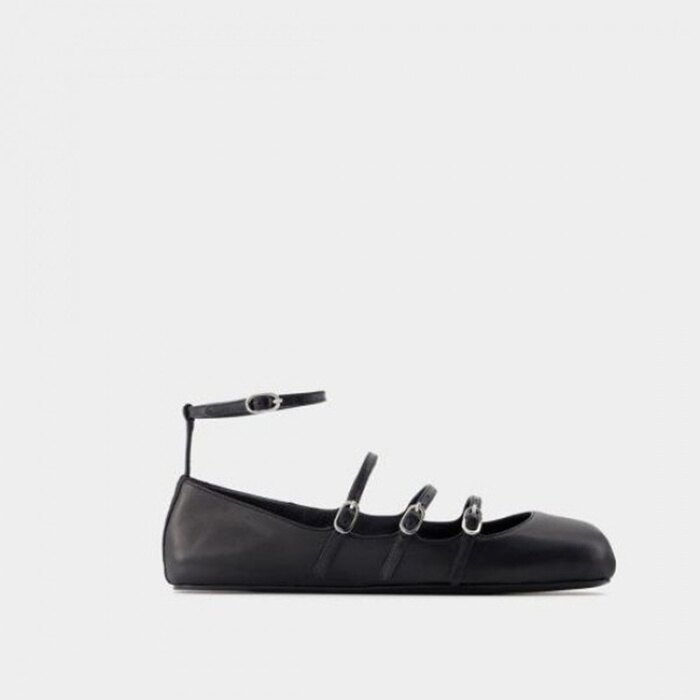 알렉산더맥퀸 스트랩 플랫 슈즈 780745 WIEN5 1000 - Alexander McQueen