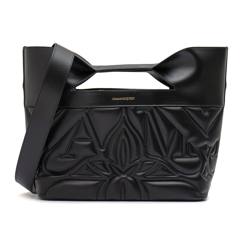 알렉산더맥퀸 알렉산더맥퀸 보우 스몰 토트백 709566-1BLFU-1000 - Alexander McQueen