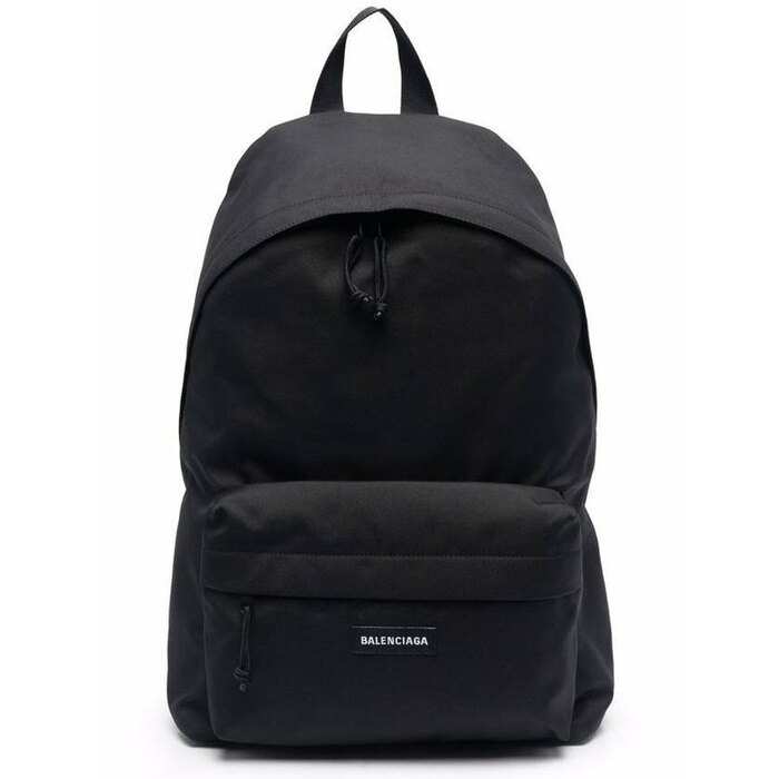 발렌시아가 로고 패치 익스플로러 백팩 503221 2VZ37 1000 - Balenciaga
