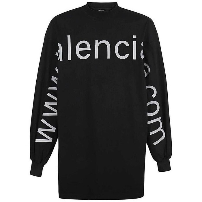 발렌시아가 로고 자수 스웨트셔츠 739027 TOVO1 8151 - Balenciaga