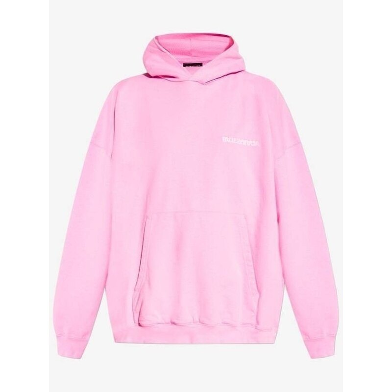 발렌시아가 로고 프린트 오버사이즈 핏 후디 620947 TLVB4 5000 - Balenciaga