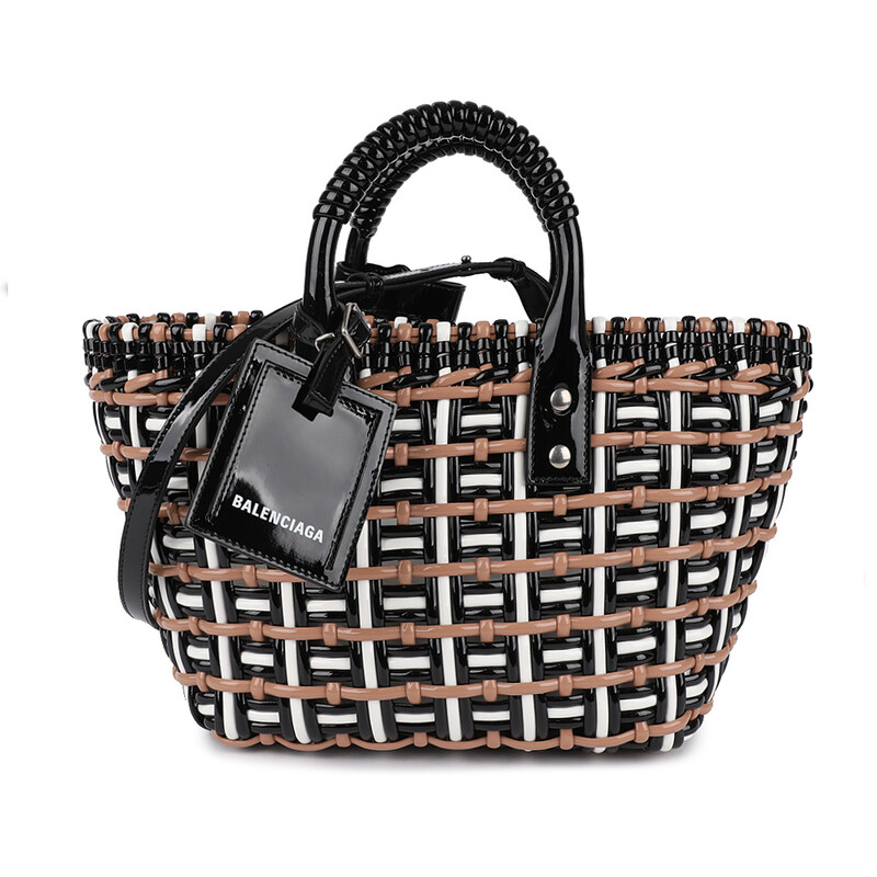 발렌시아가 비스트로 XS 바스켓 투웨이 토트백 671342-210DC-9691 - Balenciaga
