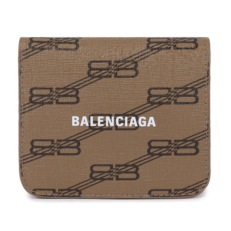 발렌시아가 시그니처 BB 모노그램 코티드 지갑 594216-210DA-2762 - Balenciaga