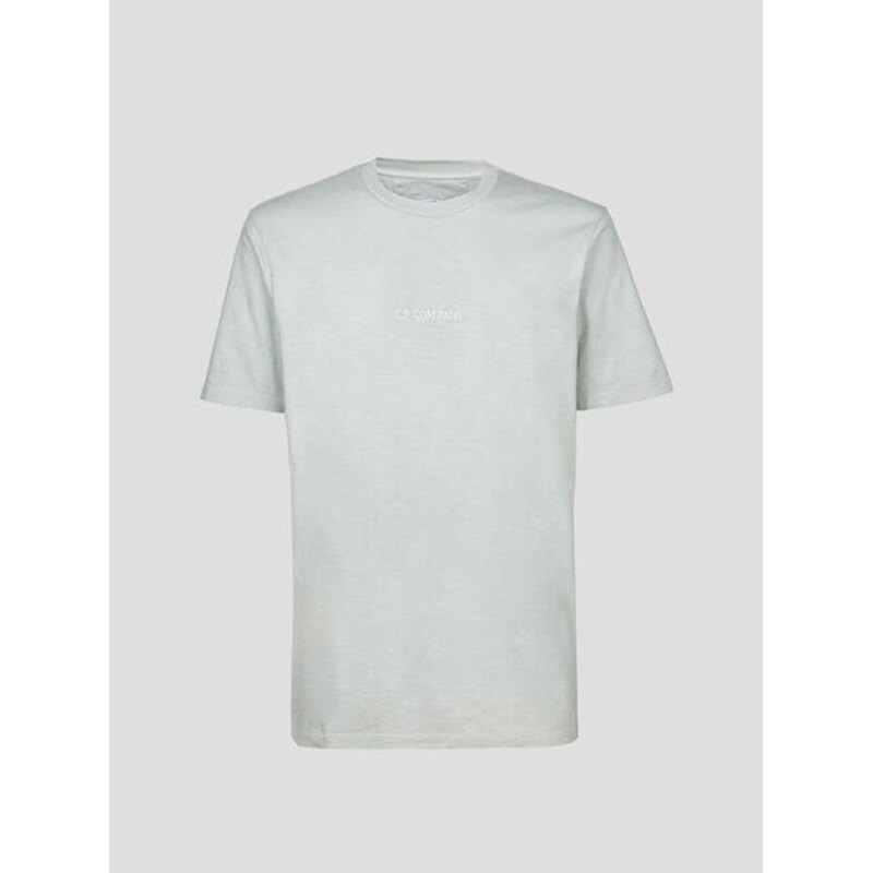 CP컴퍼니 241 저지 로고 티셔츠 자수 브리티시 세 14CMTS346A 005431G 805 - CP company