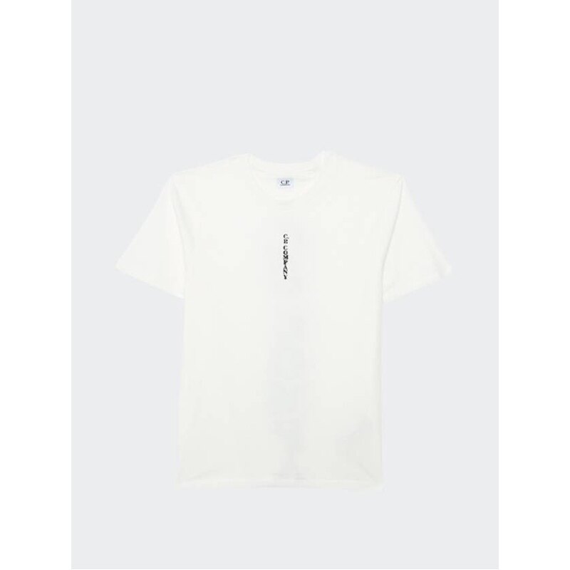 CP컴퍼니 301 버티컬 로고 티셔츠 레터링 그래픽 14CMTS242A 006011W 103 - CP company