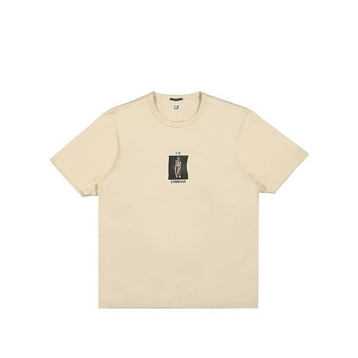 CP컴퍼니 302 머서라이즈 저지 트위스트 그래픽 16CMTS163A 006203W 402 - CP company