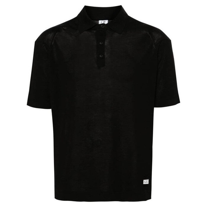 CP컴퍼니 Filo Di Scozia 니트 폴로 셔츠 필로 디 스 16CMKN170A 110083A 999 - CP company
