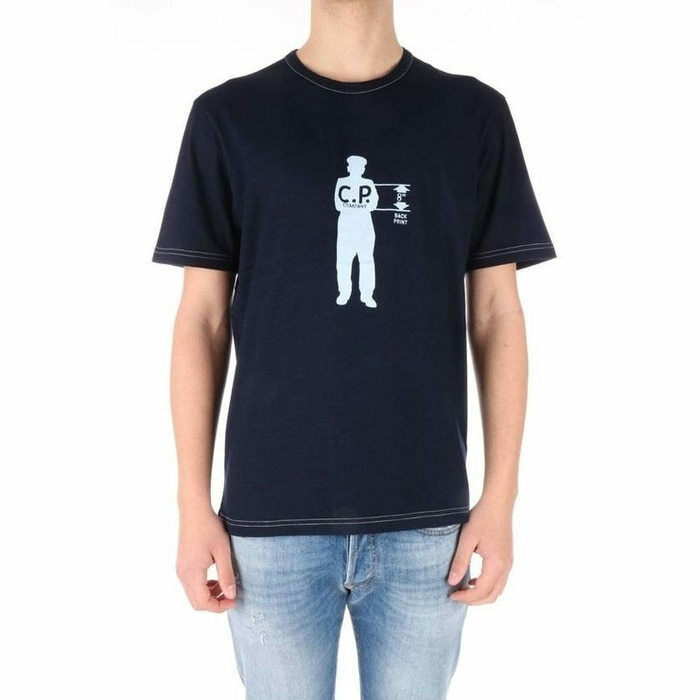 CP컴퍼니 인디고 저지 티셔츠 16CMTS171A 110056W D08 - CP company