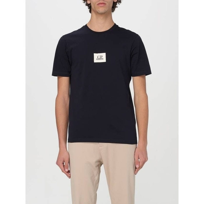 CP컴퍼니 301 저지 로고 티셔츠 16CMTS142A 006586W 888 - CP company