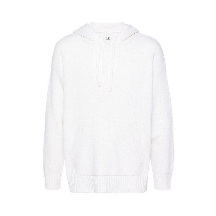 CP컴퍼니 Lambswool Grs 박시 후드 니트 램스울 17CMKN145A 110149A 103 - CP company