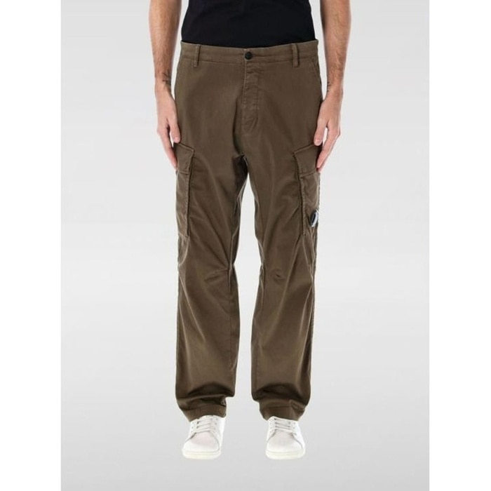 CP컴퍼니 스트레치 Sateen 루즈 카고 팬츠 새틴 18CMPA166A 005694G 683 - CP company
