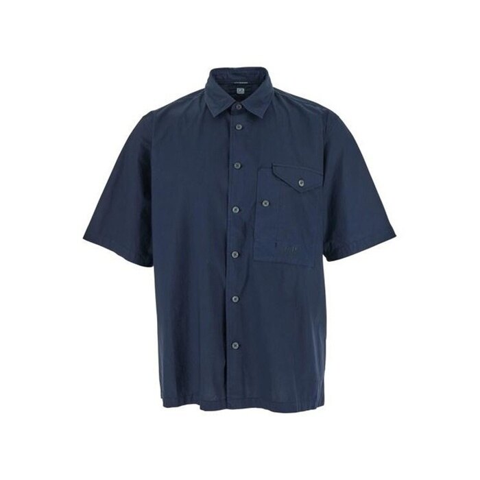 CP컴퍼니 포플린 숏 슬리브 셔츠 18CMSH249A 005328G 888 - CP company
