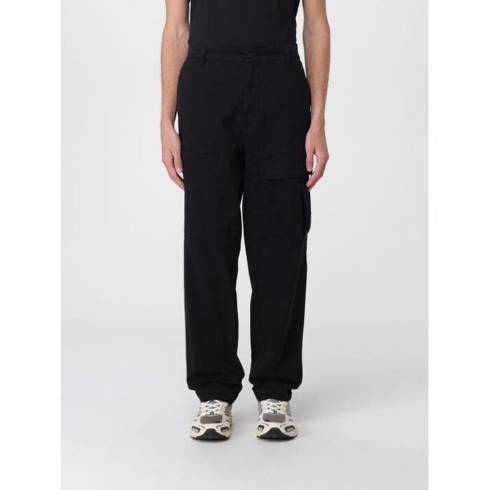 CP컴퍼니 스트레치 Sateen 루즈 카고 팬츠 새틴 19CMPA067A 005529G 999 - CP company