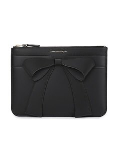 꼼데가르송 빅 보우 레더 파우치백 SA5100BB-BLACK 썸네일 2