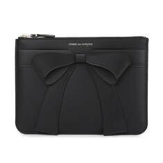 꼼데가르송 빅 보우 레더 파우치백 SA5100BB-BLACK 썸네일 1