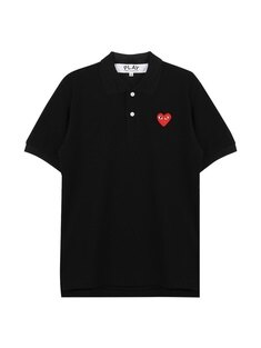 꼼데가르송플레이 레드 하트 와펜 폴로 남성티 AX-T006-051-1 썸네일 2