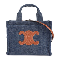 셀린느 트레오페 로고 데님 스몰 토트백 199162GFF-05BD 썸네일 1