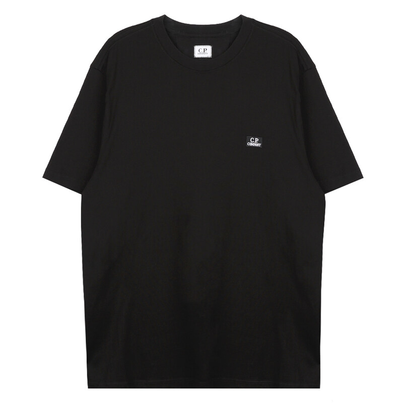 C.P컴퍼니 저지 로고 패치 티셔츠 18CMTS031A-005100W-999 - CP company