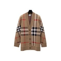 [BURBERRY] 버버리 체크 울 가디건 8039153 썸네일 1