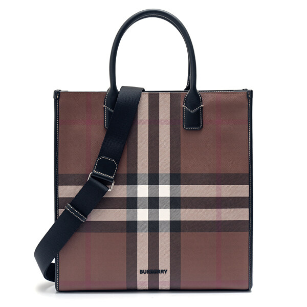 버버리 슬림 버티컬 데니 토트백 8064445 - Burberry