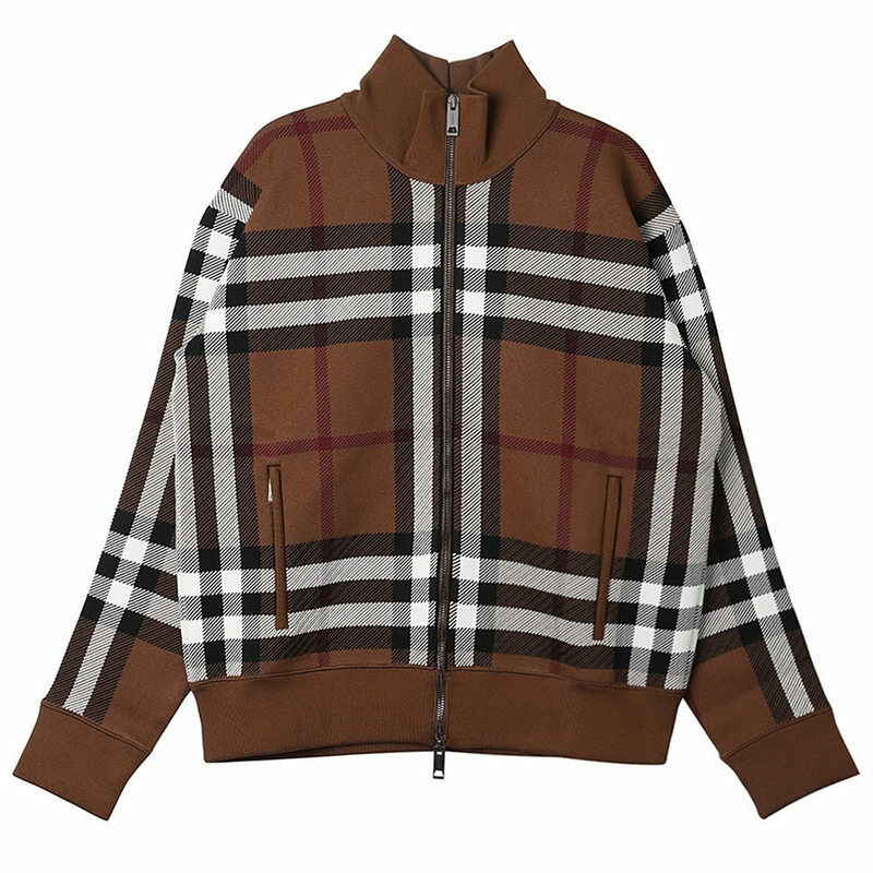 라프리마 버버리 체크 자카드 재킷 8070359 - Burberry