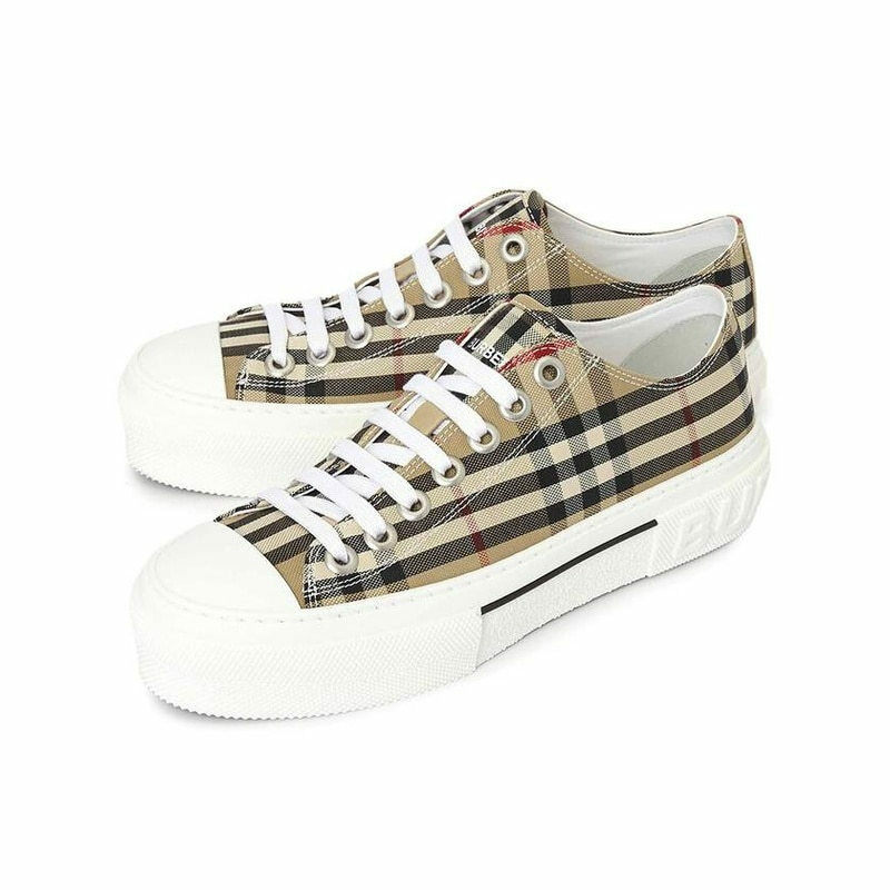 버버리 빈티지 체크 코튼 스니커즈 8050506 - Burberry