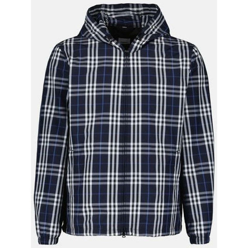 버버리 체커드 후드 자켓 체크 8070871 - Burberry