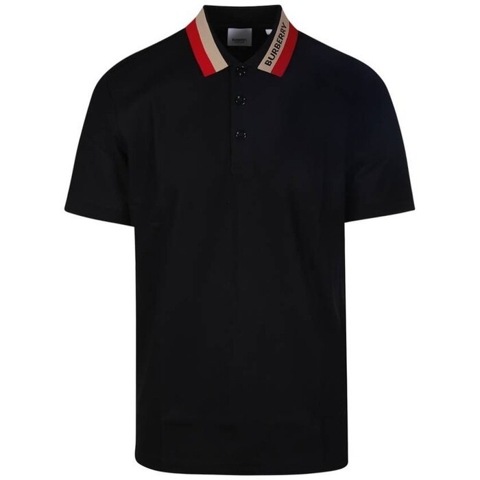 버버리 스트라이프 로고 폴로 셔츠 폴로셔츠 8083154 - Burberry