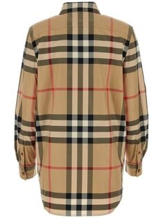 버버리 체커드 코튼 셔츠 체크 8071338 썸네일 1