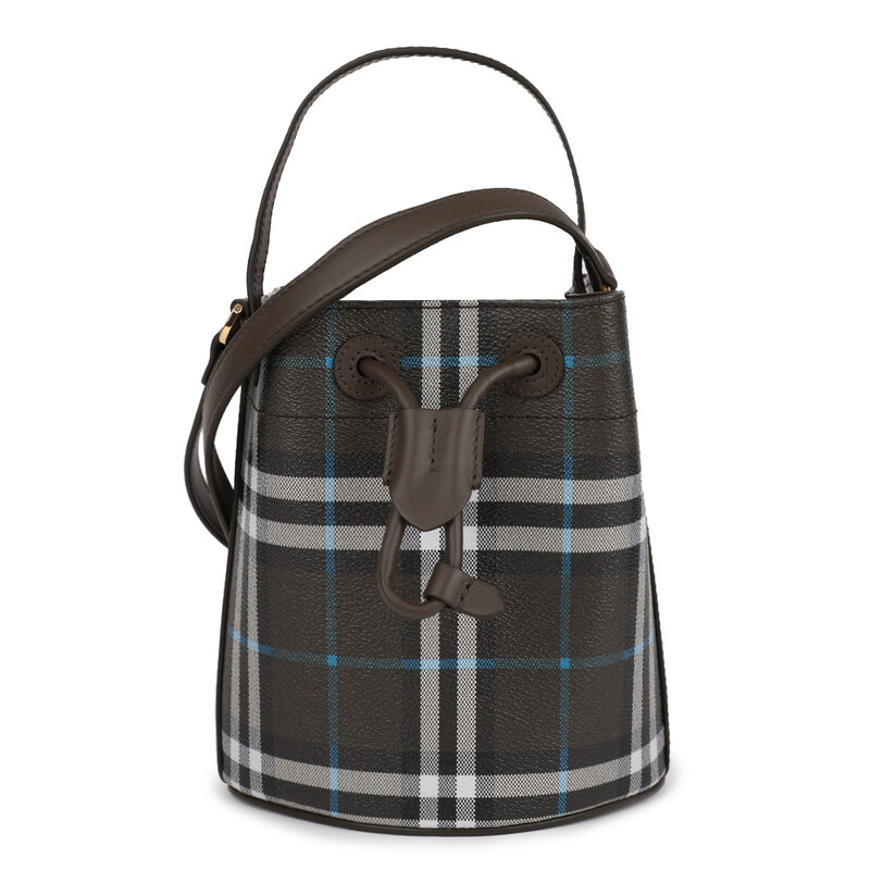 버버리 미니 체크 버킷백 8108303 - Burberry