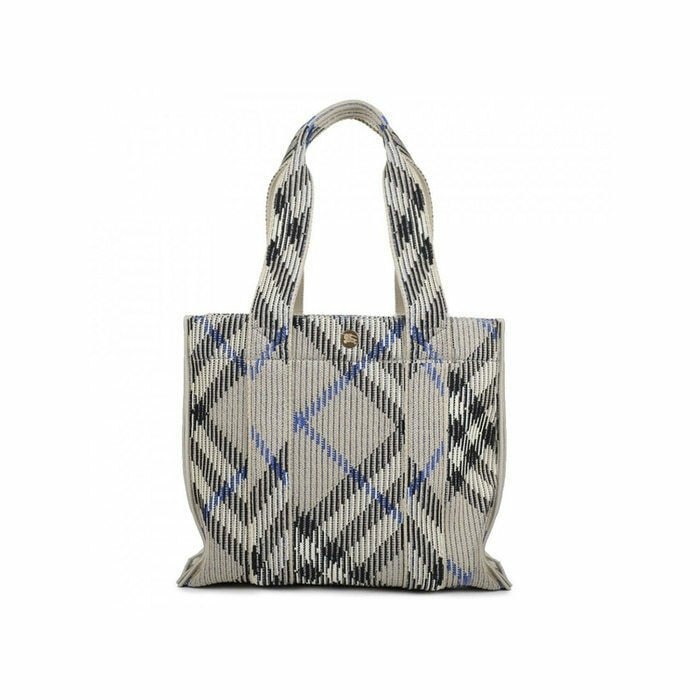 버버리 스몰 체크 니트 토트 토트백 8104034 - Burberry