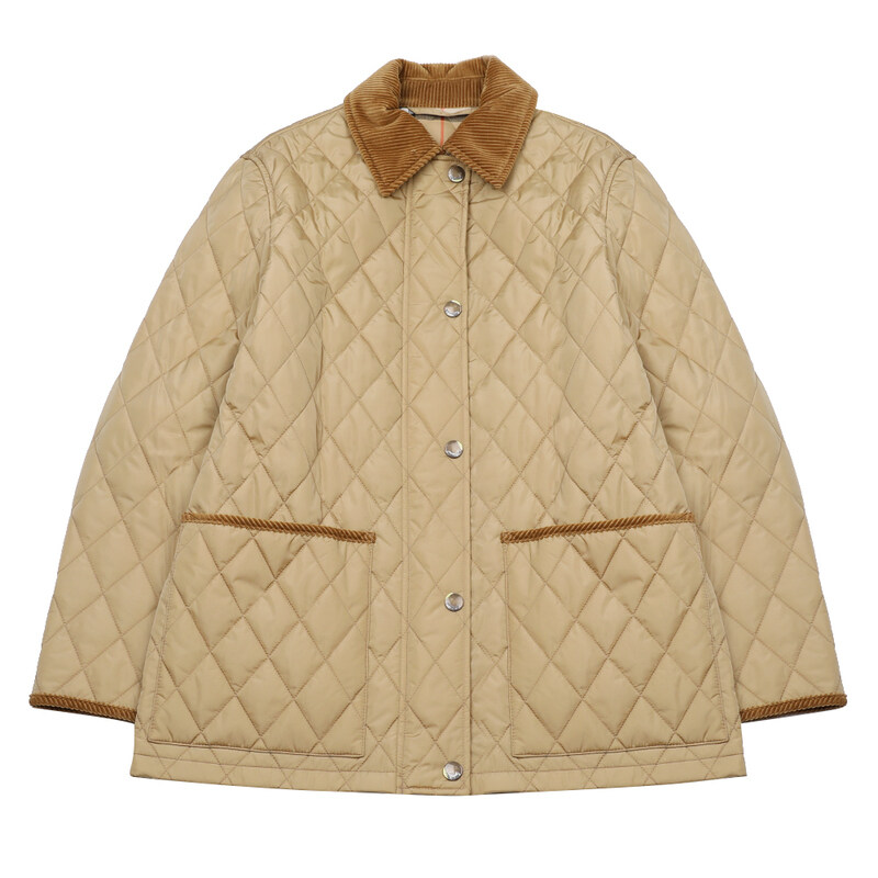 버버리 퀼팅 나일론 반 재킷 8107464 - Burberry