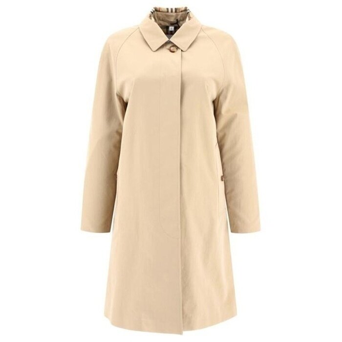 버버리 코튼 개버딘 카 코트 캐버딘 8076368 - Burberry