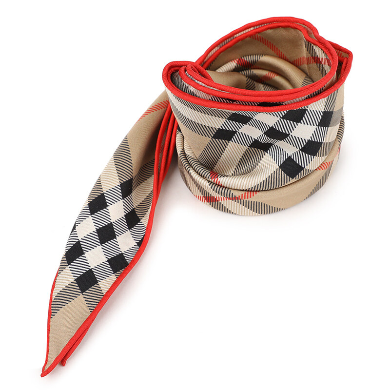 버버리 체크 실크 스카프 8116998 - Burberry