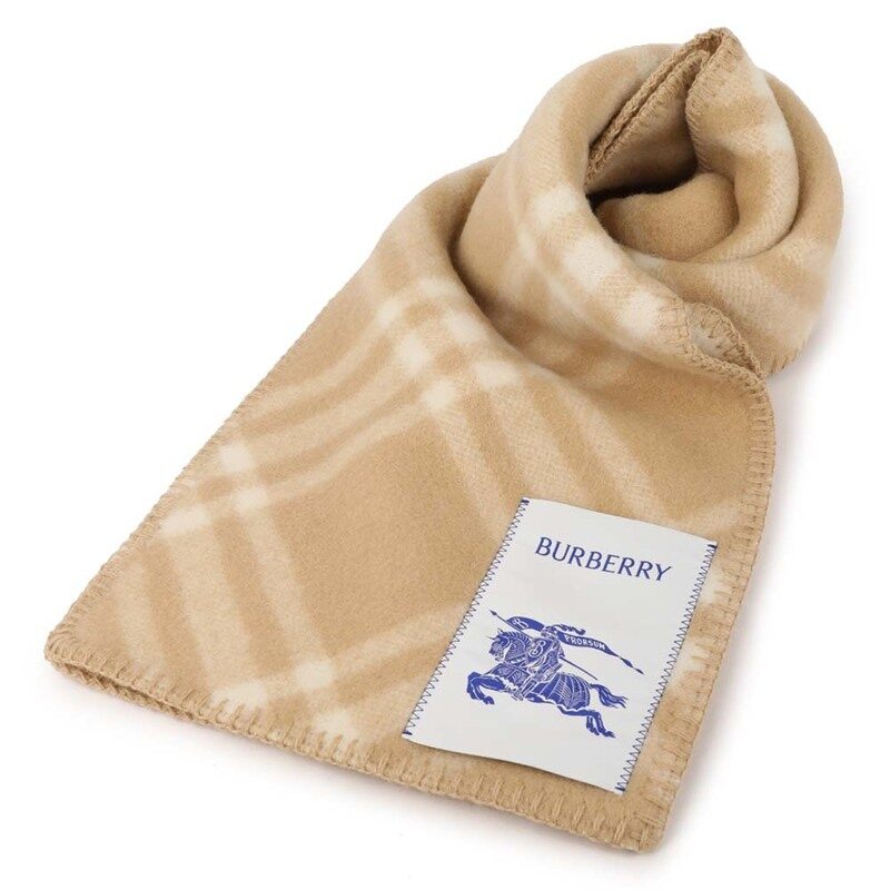버버리 체크 울 스카프 8116888 - Burberry