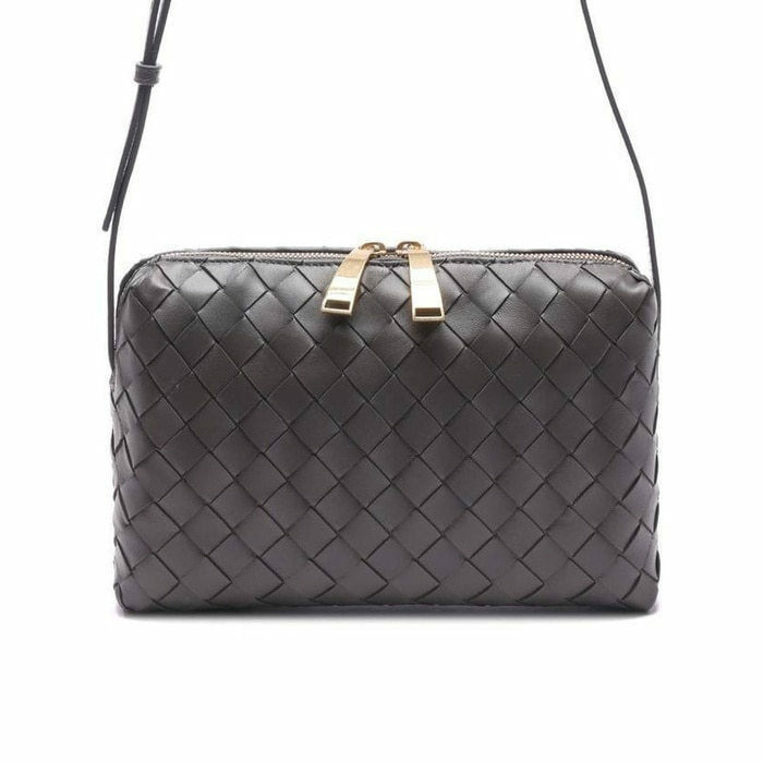 보테가베네타 인트레치아토 숄더백 라이트 GRAPHITE 597329 VCPP1 1408 - Bottega Veneta