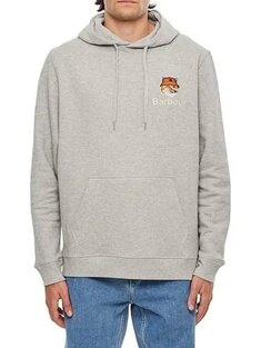 바버 Barbour X MK 폭스 헤드 후디 Grey Marl 메종키츠네 후드 MOL0569 GY52 썸네일 1