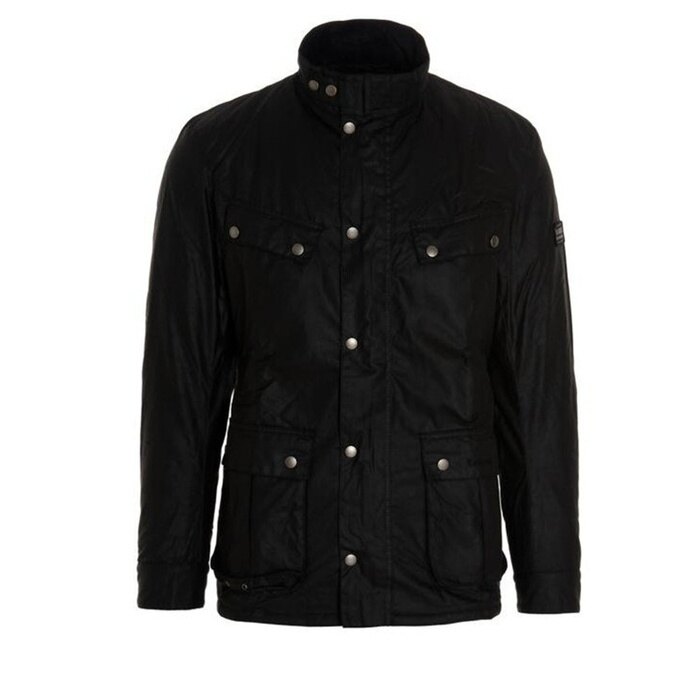 바버 BIntl Duke 왁스 자켓 블랙 듀크 MWX0337 BK91 - Barbour