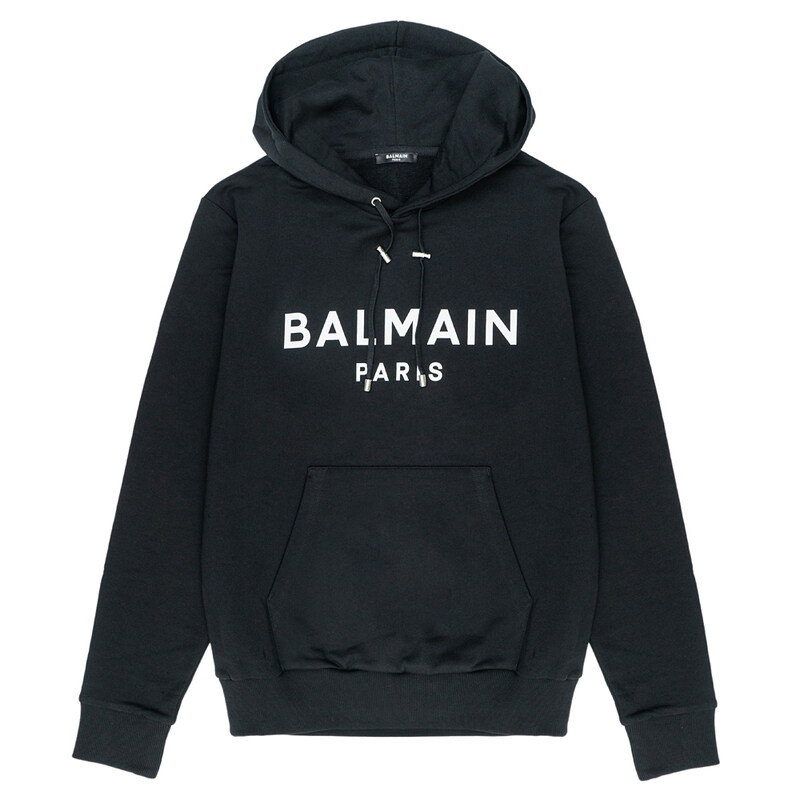 발망 남성 로고 후드티 BH1JR002-BB65-EAB - Balmain