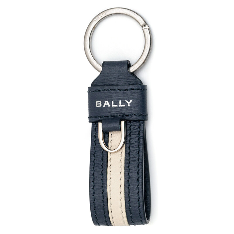 발리 BALLY 로고 키링 MLK00R-VT443-NV - Bally