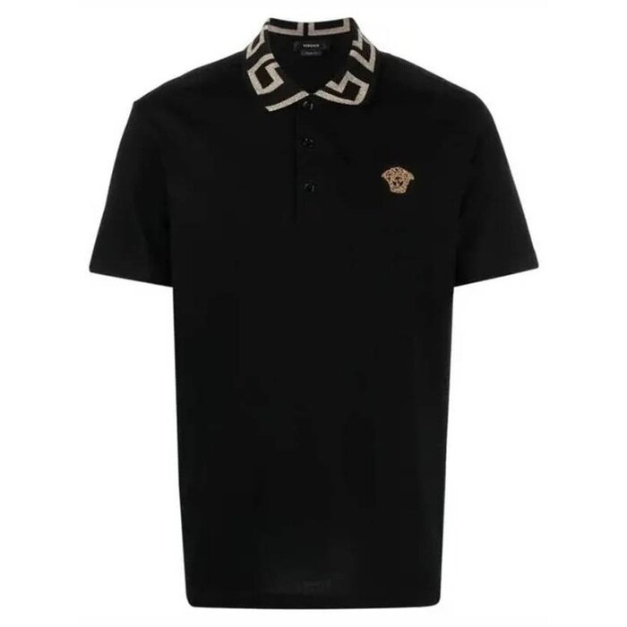 베르사체 그레카 숏슬리브 폴로 셔츠 반팔 A87402 1A06199 1B000 - Versace